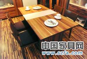 進口板材制造的板式家具往往更受消費者青睞。本報記者 尹亞飛 攝